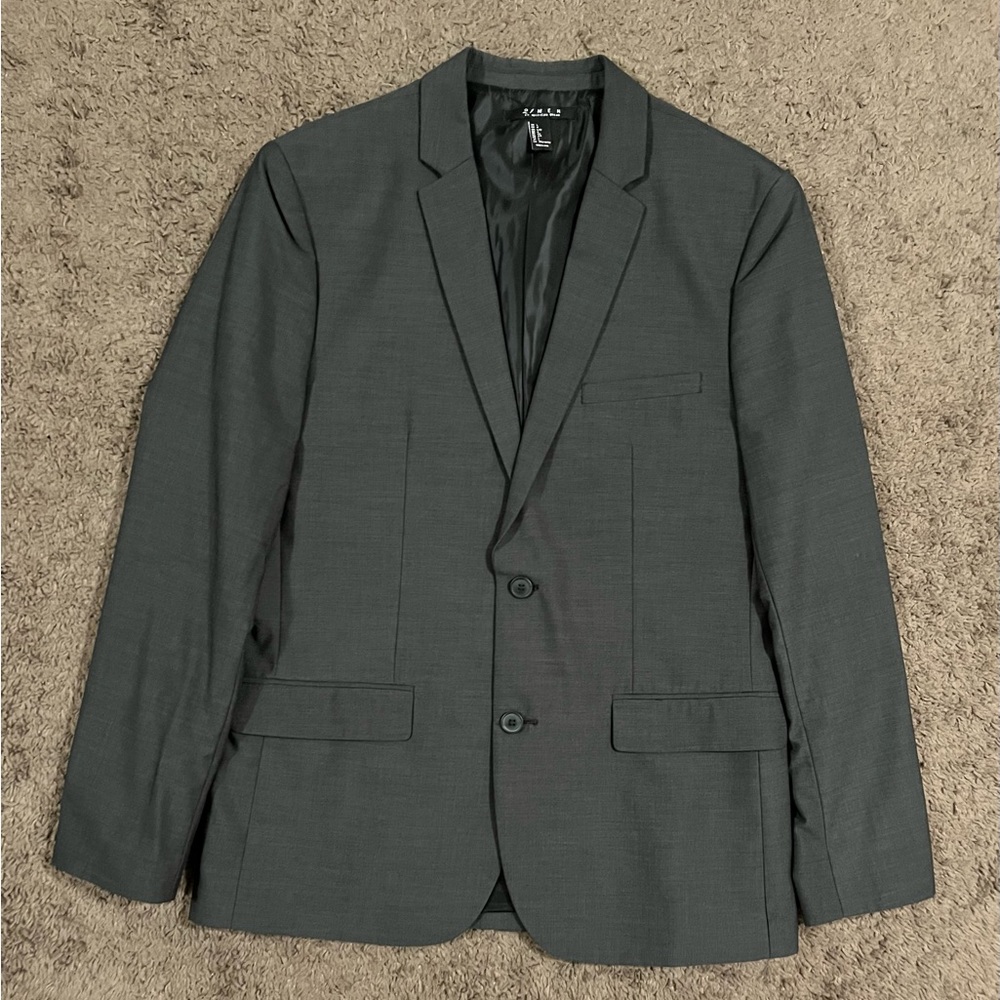 Forever21 Men’s Charcoal Grey Blazer SZ L